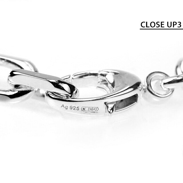 グッチ ブレスレット メンズ レディース ブランド GUCCI インターロッキング チェーン ロゴ 620798 J8400 8106 シルバー アクセサリー 620798-J8400-8106-16