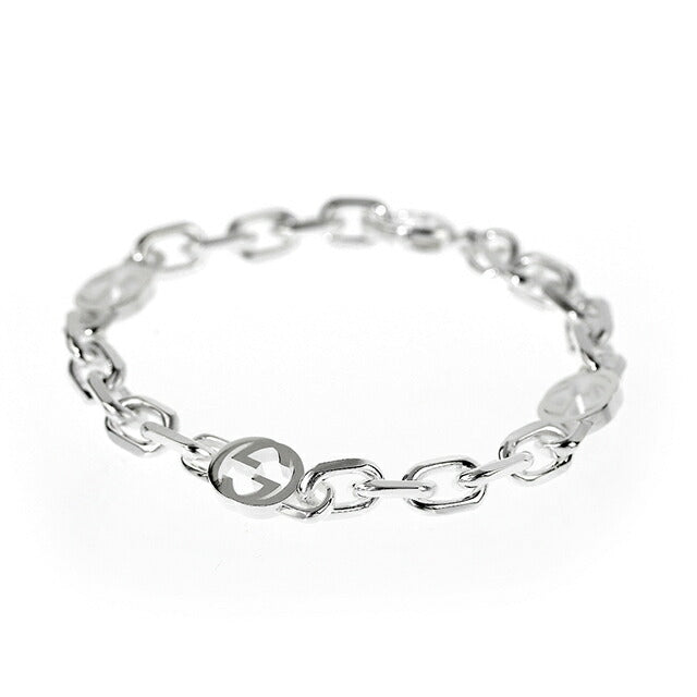 グッチ ブレスレット GUCCI インターロッキングG sterling silver メンズ レディース 620798 J8400 8106 シルバー アクセサリー 620798-J8400-8106-17