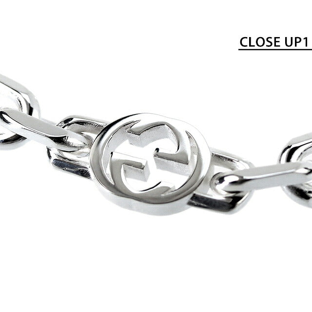 グッチ ブレスレット GUCCI インターロッキングG sterling silver メンズ レディース 620798 J8400 8106 シルバー アクセサリー 620798-J8400-8106-17