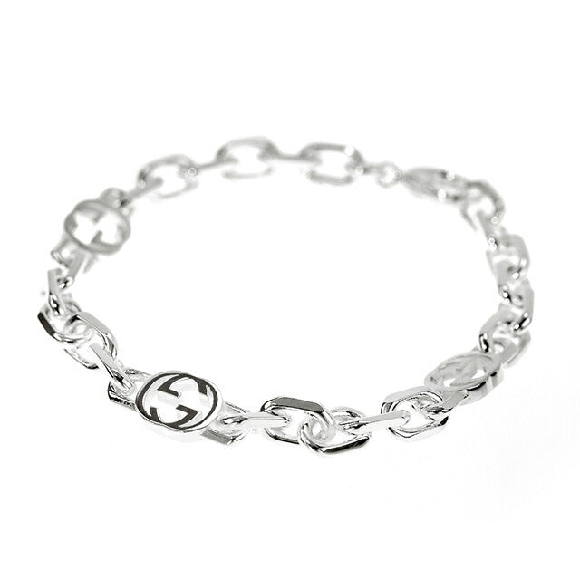 グッチ ブレスレット GUCCI インターロッキングG sterling silver メンズ レディース 620798 J8400 8106 シルバー アクセサリー 620798-J8400-8106-18