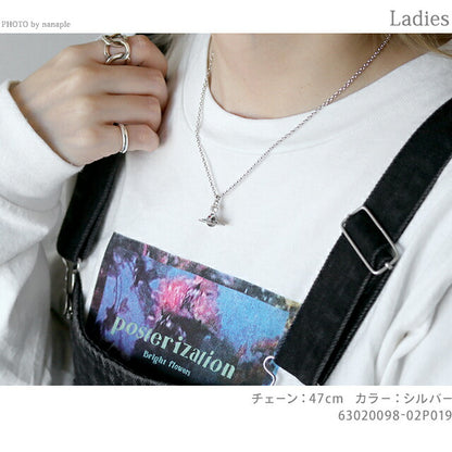 ヴィヴィアン ネックレス Vivienne Westwood プチオーブ ペンダント メンズ レディース 63020098-S001 ブラック アクセサリー 63020098-S001