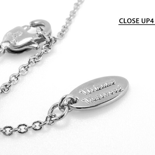 ヴィヴィアン ウエストウッド ネックレス レディース ブランド Vivienne Westwood PETRA 63020103 02P659 シルバー ピンク アクセサリー 63020103-02P659