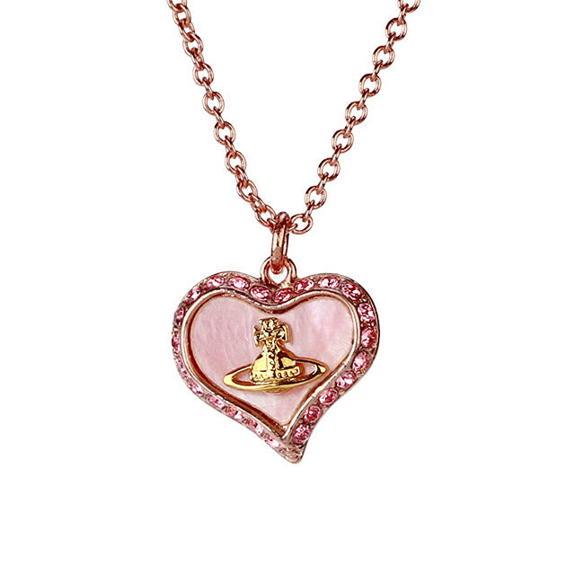 ヴィヴィアン ウエストウッド ネックレス レディース ブランド PETRA 真鍮 シェル 63020103-G208 ピンクゴールド アクセサリー ビビアン 63020103-G208