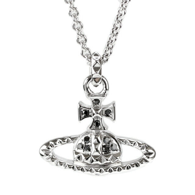 ヴィヴィアン ネックレス メンズ レディース ブランド メイフェアバスレリーフ 630203EI-02W130 ブラック アクセ ビビアン 630203EI-02W130