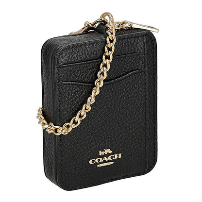 コーチ コインケース コンパクト レディース ブランド COACH Cambodia 6303 IMBLK 黒 小銭入れ 小さい 高級 おしゃれ プレゼント 実用的 かわいい