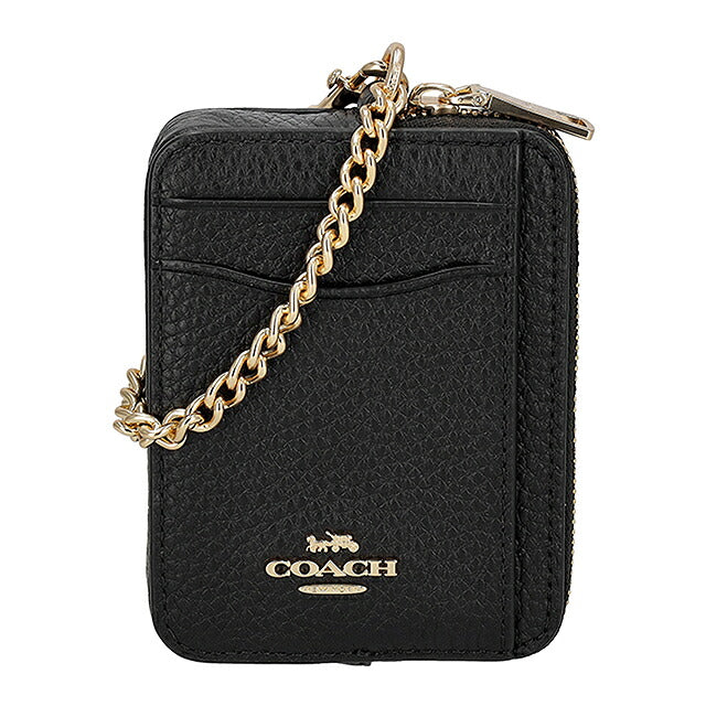 コーチ コインケース コンパクト レディース ブランド COACH Cambodia 6303 IMBLK 黒 小銭入れ 小さい 高級 おしゃれ プレゼント 実用的 かわいい