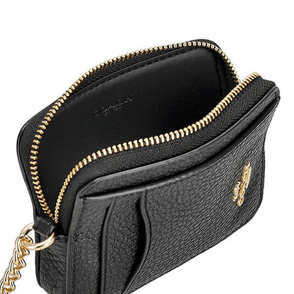 コーチ コインケース コンパクト レディース ブランド COACH Cambodia 6303 IMBLK 黒 小銭入れ 小さい 高級 おしゃれ プレゼント 実用的 かわいい
