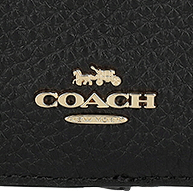 コーチ コインケース コンパクト レディース ブランド COACH Cambodia 6303 IMBLK 黒 小銭入れ 小さい 高級 おしゃれ プレゼント 実用的 かわいい