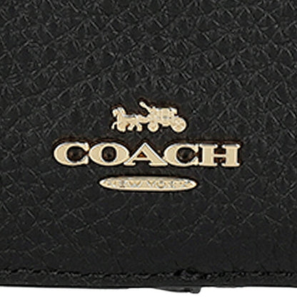コーチ コインケース コンパクト レディース ブランド COACH Cambodia 6303 IMBLK 黒 小銭入れ 小さい 高級 おしゃれ プレゼント 実用的 かわいい