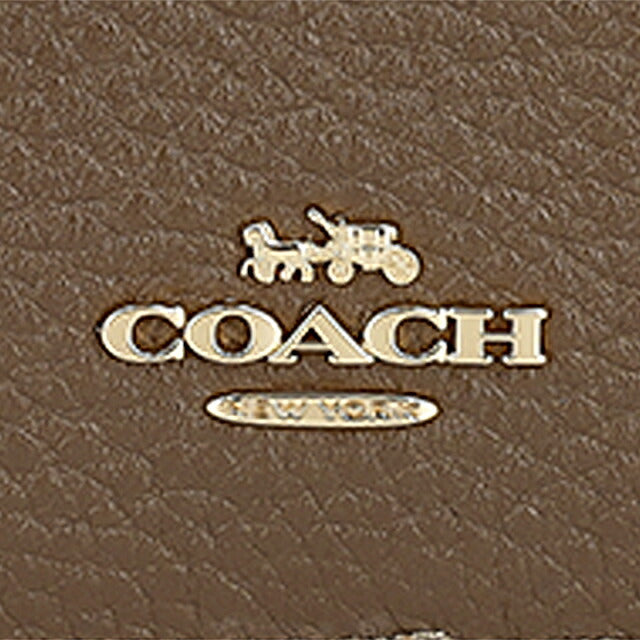 コーチ コインケース コンパクト レディース ブランド COACH Cambodia 6303 IMV2R カーキブラウン 小銭入れ 小さい 高級 おしゃれ プレゼント 実用的 かわいい