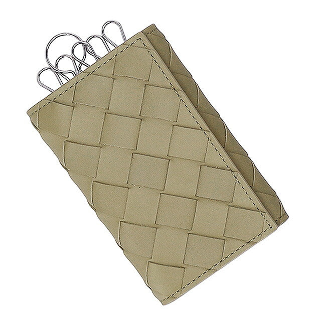 ボッテガ・ヴェネタ キーケース メンズ レディース ブランド BOTTEGA VENETA 630336-V3US1 カーキベージュ 630336-V3US1-1511