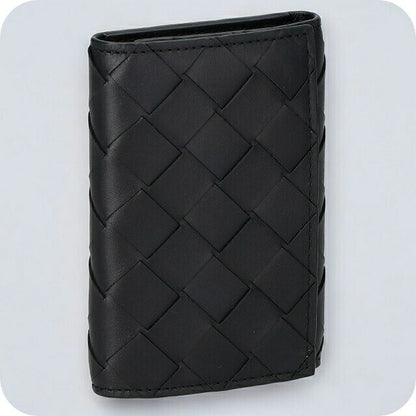 ボッテガ・ヴェネタ キーケース メンズ レディース ブランド BOTTEGA VENETA イントレチャート 630336 VCPQ4 4251 ブラック 630336-VCPQ4-4251