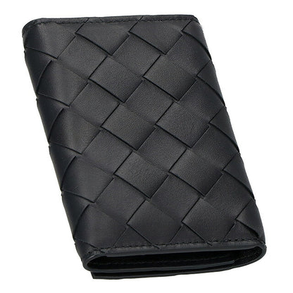 ボッテガ・ヴェネタ キーケース メンズ レディース ブランド BOTTEGA VENETA イントレチャート 630336 VCPQ4 4251 ブラック 630336-VCPQ4-4251
