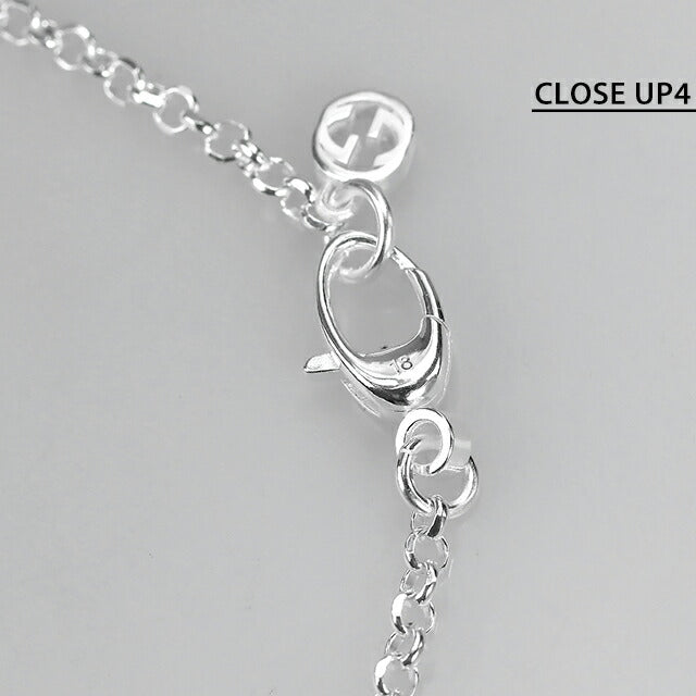 グッチ ブレスレット メンズ レディース ブランド ダブルG スターリングシルバー キー 鍵 632207 J8400 8106 シルバー アクセサリー 632207-J8400-8106-18