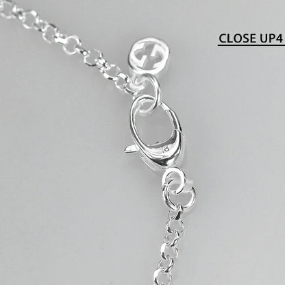 グッチ ブレスレット メンズ レディース ブランド ダブルG スターリングシルバー キー 鍵 632207 J8400 8106 シルバー アクセサリー 632207-J8400-8106-18