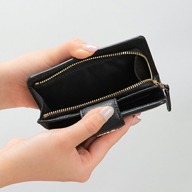 コーチ 二つ折り財布 二折財布 レディース ブランド COACH 6390 IMBLK