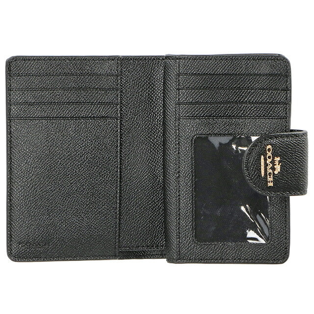 コーチ 二つ折り財布 二折財布 レディース ブランド COACH 6390 IMBLK