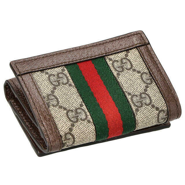 グッチ 二つ折り財布 レディース ブランド GUCCI 658610-AACFE 9543 ベージュ/ホワイト ウォレット 高級 おしゃれ プレゼント 実用的