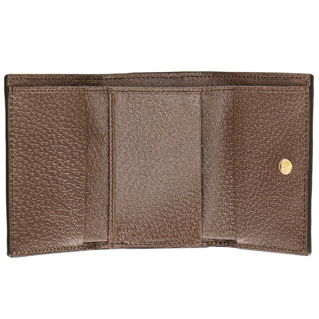 グッチ 二つ折り財布 レディース ブランド GUCCI 658610-AACFE 9543 ベージュ/ホワイト ウォレット 高級 おしゃれ プレゼント 実用的