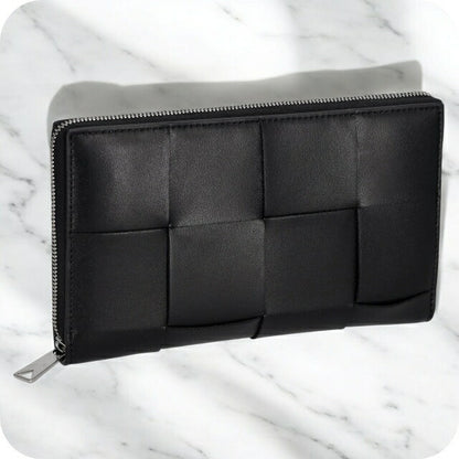 ボッテガ・ヴェネタ 長財布 メンズ レディース ブランド BOTTEGA VENETA レザー 649607-V47V1 ブラック 649607-V47V1-8803