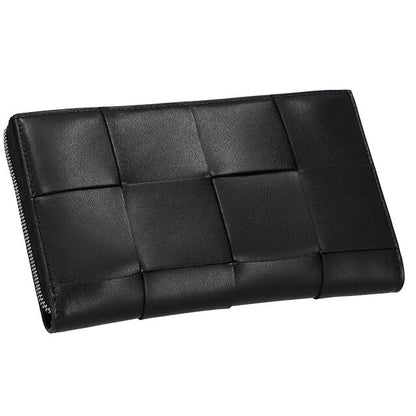 ボッテガ・ヴェネタ 長財布 メンズ レディース ブランド BOTTEGA VENETA レザー 649607-V47V1 ブラック 649607-V47V1-8803