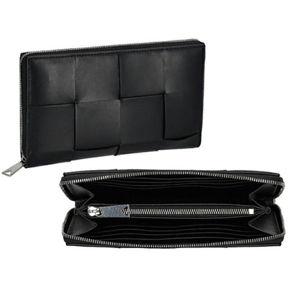 ボッテガ・ヴェネタ 長財布 メンズ レディース ブランド BOTTEGA VENETA レザー 649607-V47V1 ブラック 649607-V47V1-8803