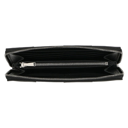 ボッテガ・ヴェネタ 長財布 メンズ ブランド BOTTEGA VENETA マキシイントレチャート レザー 651368 V3UO1 8803 ブラック 651368-V3UO1-8803