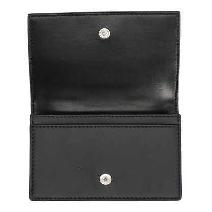 ボッテガ・ヴェネタ 名刺入れ レディース ブランド BOTTEGA VENETA イントレチャート 651396 V3UO3 8803 ブラック 651396-V3UO3-8803
