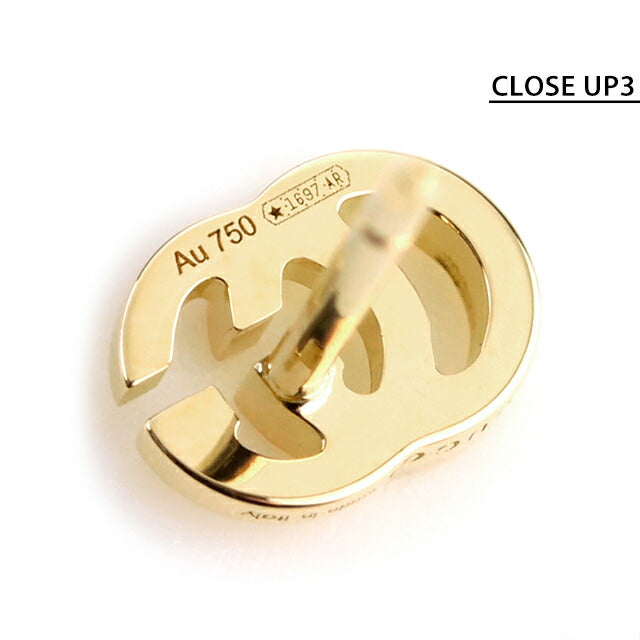 グッチ ピアス メンズ レディース ブランド GGランニング 18Kイエローゴールド 18金 スタッド 両耳用 652219 J8500 8000 イエローゴールド 652219-J8500-8000