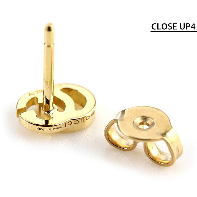 グッチ ピアス メンズ レディース ブランド GGランニング 18Kイエローゴールド 18金 スタッド 両耳用 652219 J8500 8000 イエローゴールド 652219-J8500-8000