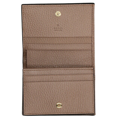 グッチ 二つ折り財布 レディース ブランド GUCCI 658610-AAE5E 1069 ブラック/ブラウン ウォレット 高級 おしゃれ プレゼント 実用的