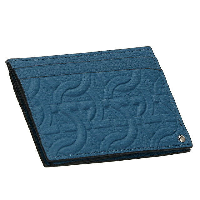 フェラガモ カードケース メンズ ブランド Ferragamo 661121CALF DENIM