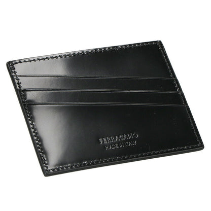フェラガモ カードケース メンズ ブランド Ferragamo 661204CALF NER 764 207 ブラック 661204CALF-NER-764-207