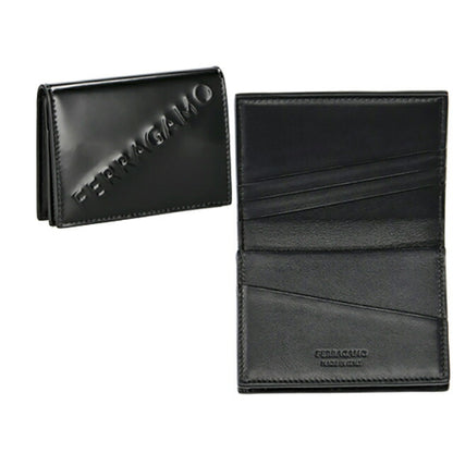 フェラガモ 名刺入れ メンズ ブランド Ferragamo 661211CALF NER 764 217 ブラック 661211CALF-NER-764-217