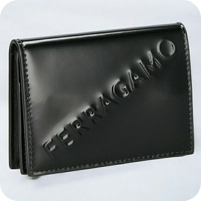 フェラガモ 名刺入れ メンズ ブランド Ferragamo 661211CALF NER 764 217 ブラック 661211CALF-NER-764-217