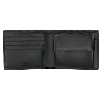 フェラガモ 二つ折り財布 メンズ ブランド Ferragamo 661329CALF NER 770 094 ブラック 661329CALF-NER-770-094