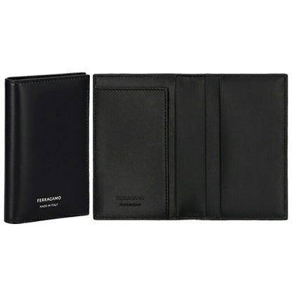 フェラガモ カードケース メンズ ブランド Ferragamo 661332CALF NER 770 104 ブラック 661332CALF-NER-770-104