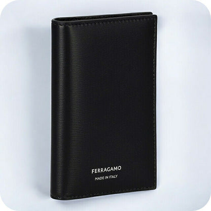 フェラガモ カードケース メンズ ブランド Ferragamo 661332CALF NER 770 104 ブラック 661332CALF-NER-770-104