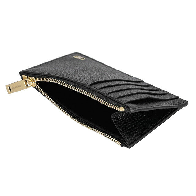 フェラガモ カードケース メンズ ブランド Ferragamo 661453CALF NERRT 775 663 ブラック 661453CALF-NERRT-775-663
