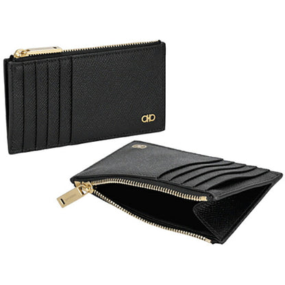 フェラガモ カードケース メンズ ブランド Ferragamo 661453CALF NERRT 775 663 ブラック 661453CALF-NERRT-775-663