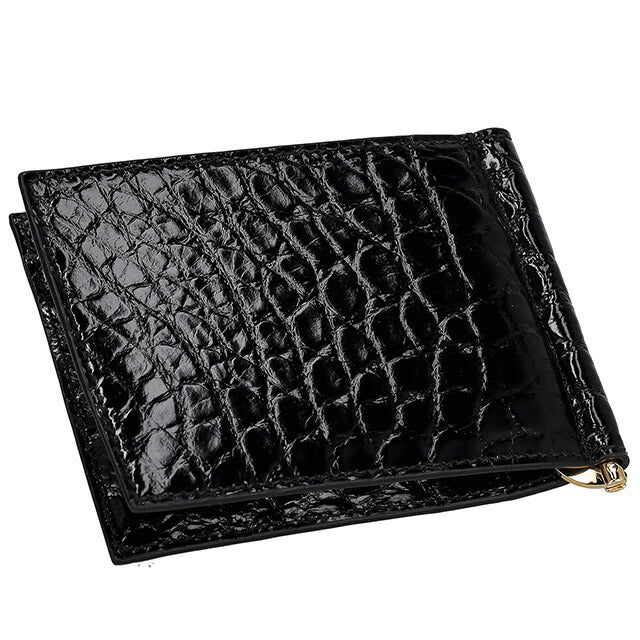 フェラガモ カードケース メンズ ブランド Ferragamo 661475ALLIGATOR NERR 776 477 ブラック 661475ALLIGATOR-NERR-776-477