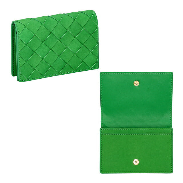 BOTTEGAVENETA ボッテガヴェネタ ロゴ レザー カードケース グリーン ユニセックス ボッテガヴェネタ BOTTEGA VENETA BOTTEGA VENETA コインケース 680613