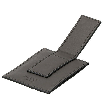 フェラガモ カードケース メンズ ブランド Ferragamo 66A387PEBBLE NER 733 364 ブラック 66A387PEBBLE-NER-733-364