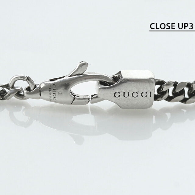 GUCCI メンズ　ブレスレット　チェーン　シルバー GUCCI グッチ ブレスレット メンズ ブランド インターロッキング