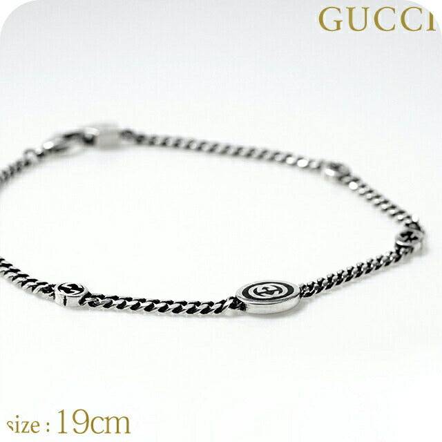 GUCCI シルバーブレスレット 925 メンズ ウィメンズ 正規BOX 付き 】 グッチ ブレスレット メンズ シルバー 925
