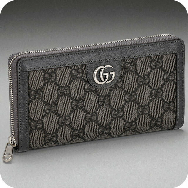 グッチ 長財布 メンズ ブランド GUCCI 706844-UULBN 1244 グレー ウォレット 高級 おしゃれ プレゼント 実用的