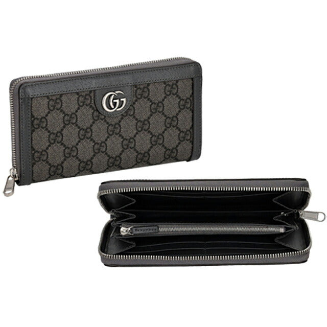 グッチ 長財布 メンズ ブランド GUCCI 771151-AABXM 1000 ブラック ウォレット 高級 おしゃれ プレゼント 実用的