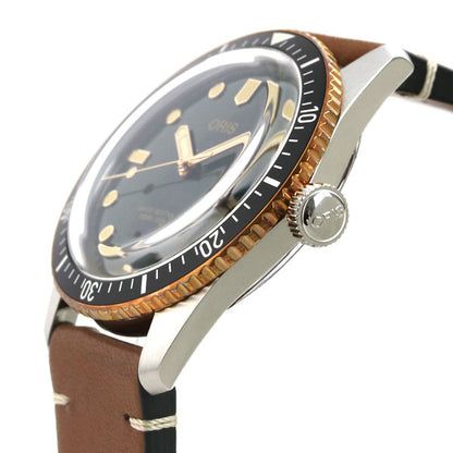 オリス 腕時計 ダイバーズ 65 40mm 01 733 7707 4357-07 5 20 45 ORIS 時計 自動巻き  新品 733-7707-4357LBR