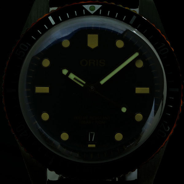オリス 腕時計 ダイバーズ 65 40mm 01 733 7707 4357-07 5 20 45 ORIS 時計 自動巻き  新品 733-7707-4357LBR