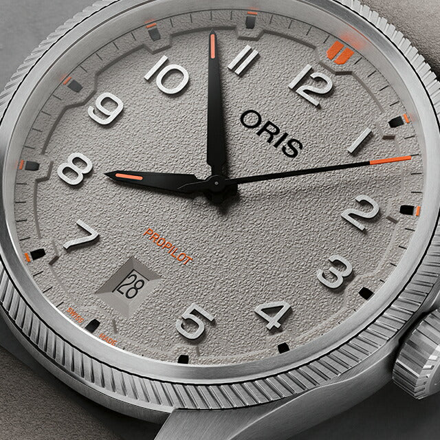 01 733 7805 4163-07 6 20 15LC ｜ オリス プロパイロット　デイト 自動巻き